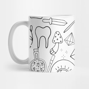 Witchy doodles Mug